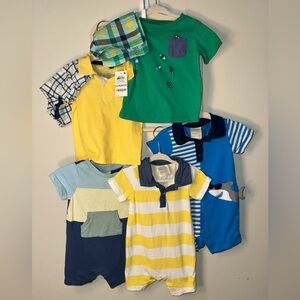 First Impressions 5 outfits Baby Boys Bundle